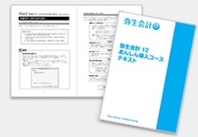 弥生会計 12 あんしん導入コース テキストイメージ
