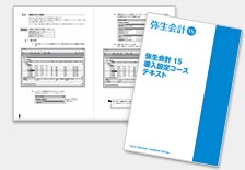 弥生会計 12 導入設定コース テキストイメージ
