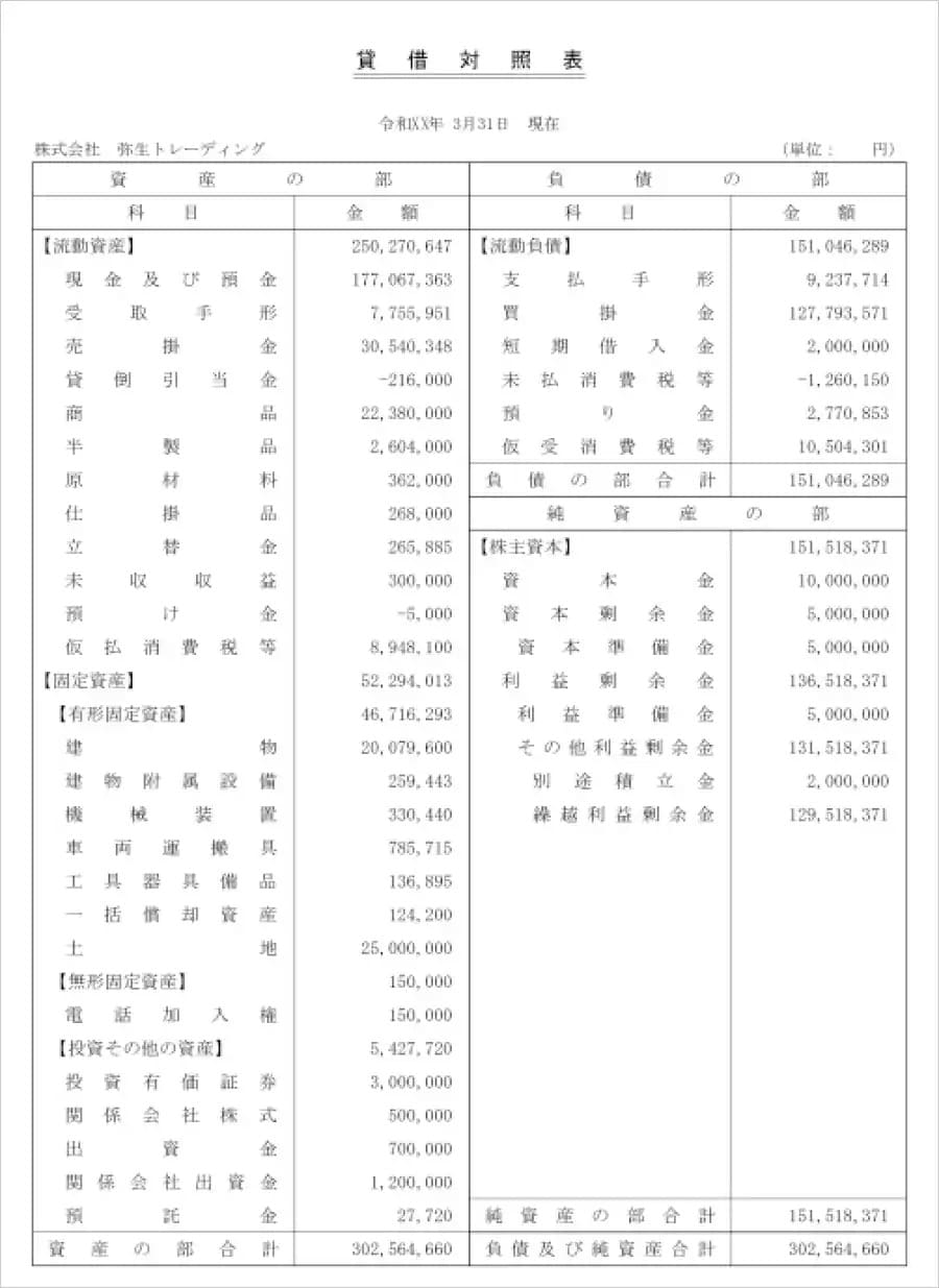 決算-内訳書の一括出力