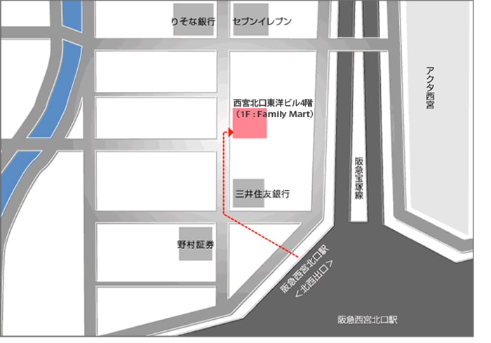兵庫西宮会場地図