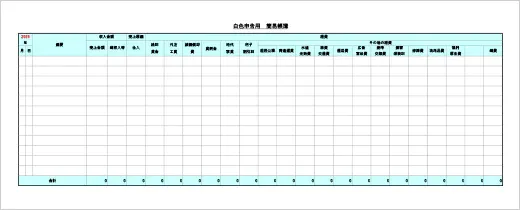 白色申告の個人事業主向け簡易帳簿Excelテンプレート。インボイス制度対応版と基本フォーマットの2種類を収録。