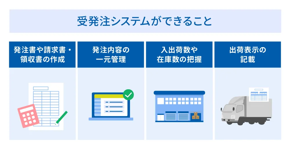 受発注システムができること
