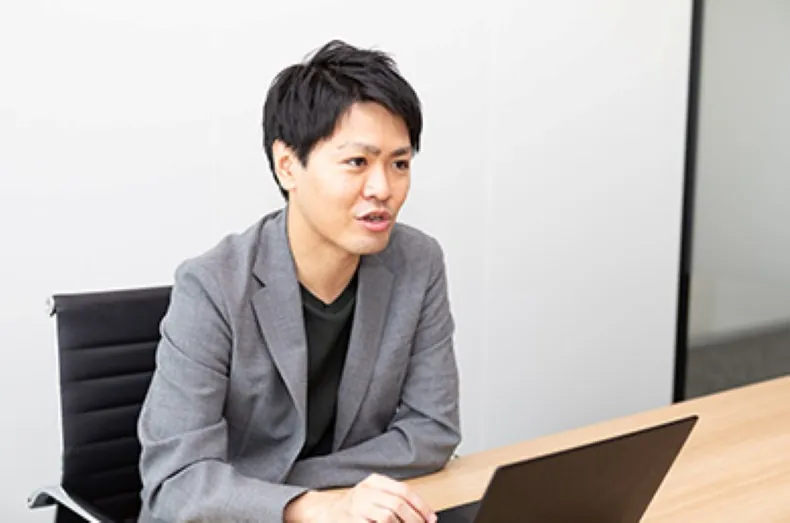 株式会社LegalForceのビジネスモデルについて語る大木さん