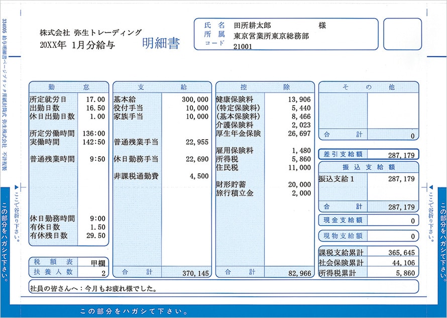 ブティック 【送料無料】弥生 給与明細書 ページプリンター用紙 単票用紙 A4タテ 334007 1箱(500枚) AV・デジモノ プリンタ コピー用紙 ・印刷用紙