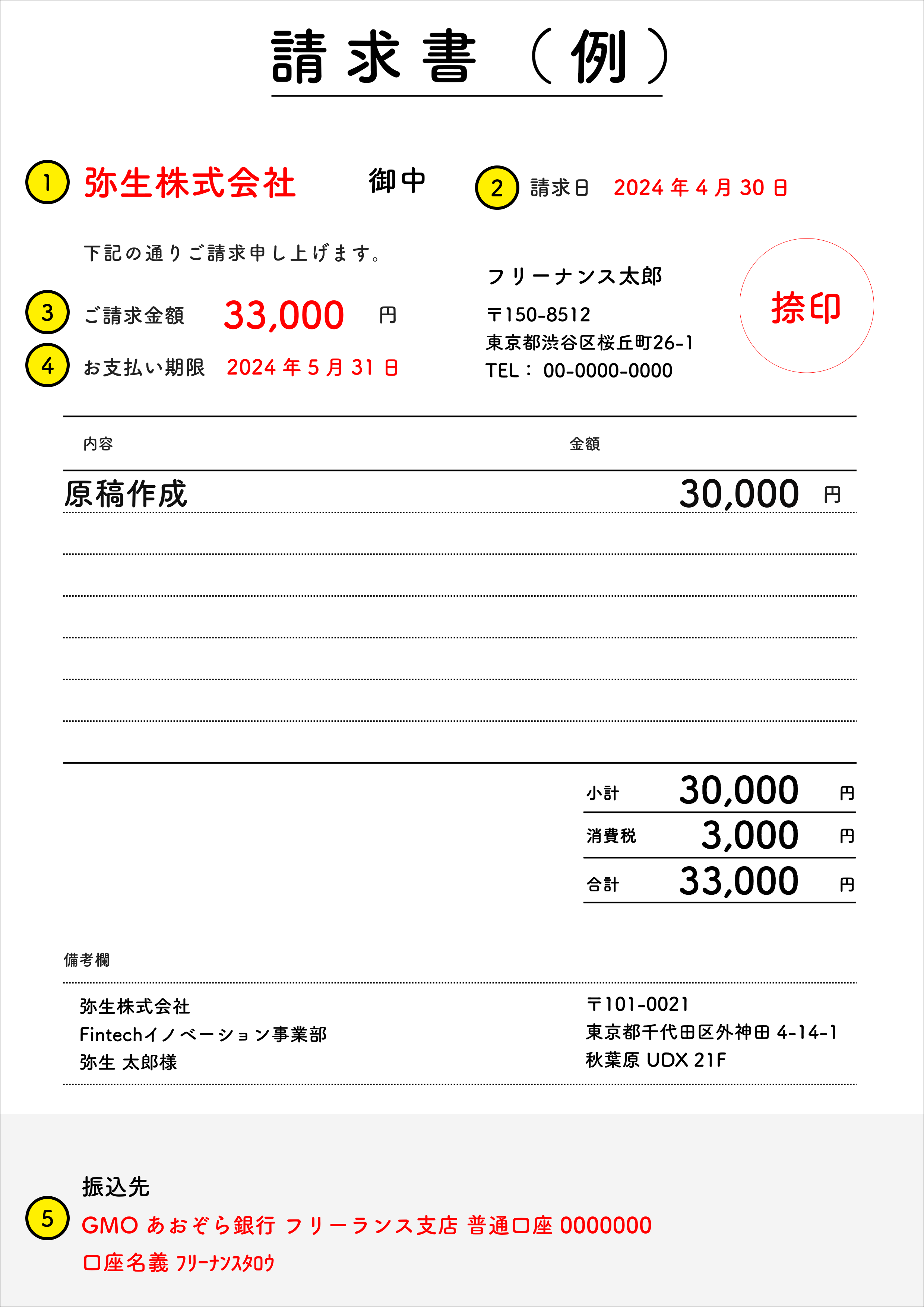 請求書