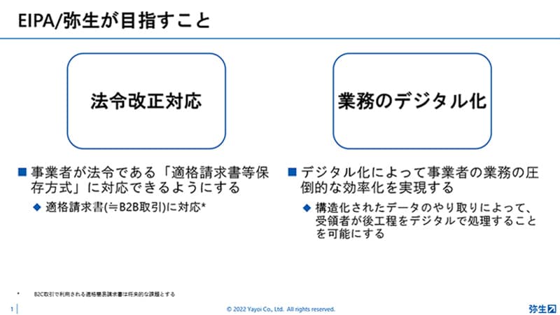 EIPA/弥生が目指すこと