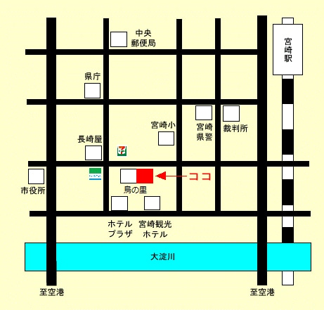 宮崎会場地図