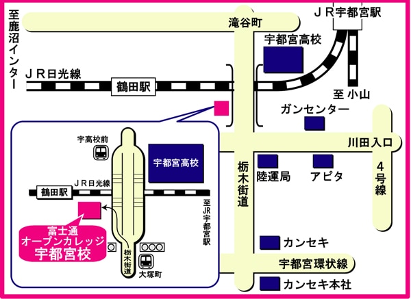 栃木会場地図