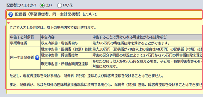 は 表 収支 内訳 と